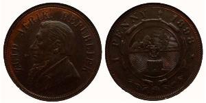1 Penny Sudáfrica (1910 - ) Bronce Paul Kruger (1825 - 1904)