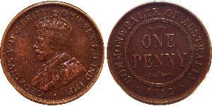 1 Penny Australia (1788 - 1939) Bronze George V of the United Kingdom (1865-1936)