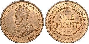 1 Penny Australia (1788 - 1939) Bronze George V of the United Kingdom (1865-1936)
