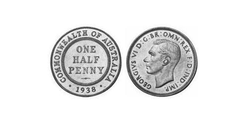 1 Penny Australia (1939 - ) Bronze George VI (1895-1952)