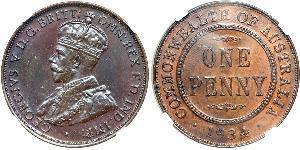 1 Penny Australien (1788 - 1939) Bronze George V (1865-1936)