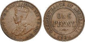 1 Penny Australien (1788 - 1939) Bronze George V (1865-1936)