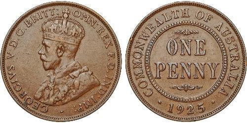 1 Penny Australien (1788 - 1939) Bronze George V (1865-1936)