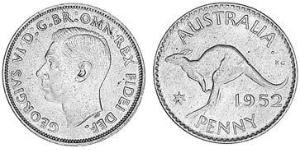 1 Penny Australien (1939 - ) Bronze 