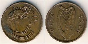 1 Penny Irland (1922 - ) Bronze 