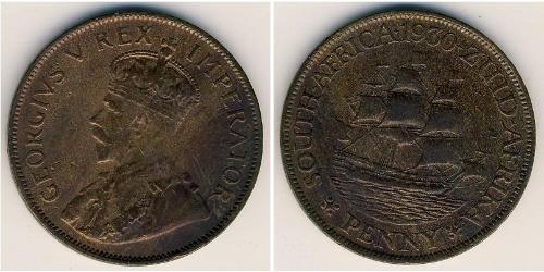 1 Penny South Africa (1910 - ) Bronze 