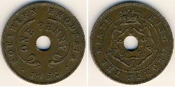 1 Penny Southern Rhodesia (1923-1980) Bronze George VI (1895-1952)
