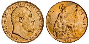 1 Penny United Kingdom of Great Britain and Ireland (1801-1922) Bronze Edward VII (1841-1910)