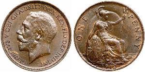 1 Penny United Kingdom of Great Britain and Ireland (1801-1922) Bronze George V of the United Kingdom (1865-1936)