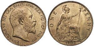 1 Penny United Kingdom of Great Britain and Ireland (1801-1922) Bronze Edward VII (1841-1910)