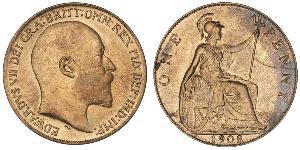 1 Penny United Kingdom of Great Britain and Ireland (1801-1922) Bronze Edward VII (1841-1910)