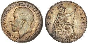 1 Penny United Kingdom of Great Britain and Ireland (1801-1922) Bronze George V of the United Kingdom (1865-1936)