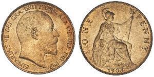 1 Penny United Kingdom of Great Britain and Ireland (1801-1922) Bronze Edward VII (1841-1910)