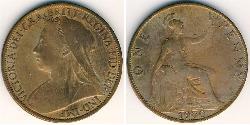 1 Penny Vereinigtes Königreich Bronze 