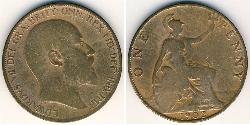 1 Penny Vereinigtes Königreich Bronze 