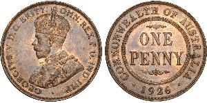 1 Penny Ôstralie (1788 - 1939) Bronze George V (1865-1936)