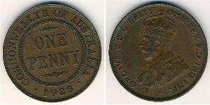 1 Penny Ôstralie (1788 - 1939) Bronze George V (1865-1936)