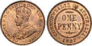 1 Penny Ôstralie (1788 - 1939) Bronze George V (1865-1936)