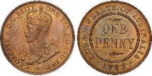 1 Penny Ôstralie (1788 - 1939) Bronze George V (1865-1936)