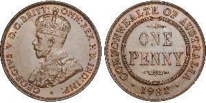1 Penny Ôstralie (1788 - 1939) Bronze George V (1865-1936)