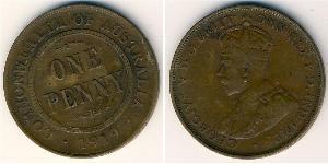1 Penny Ôstralie (1788 - 1939) Bronze George V (1865-1936)