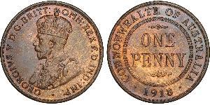 1 Penny Ôstralie (1788 - 1939) Bronze George V (1865-1936)