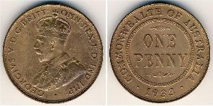 1 Penny Australia (1788 - 1939) Bronzo Giorgio V (1865-1936)