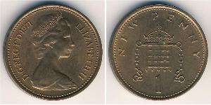 1 Penny Regno Unito (1922-) Bronzo Elisabetta II (1926-2022)