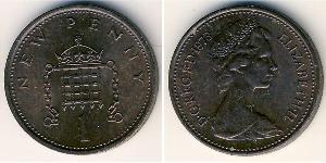 1 Penny Regno Unito (1922-) Bronzo Elisabetta II (1926-2022)