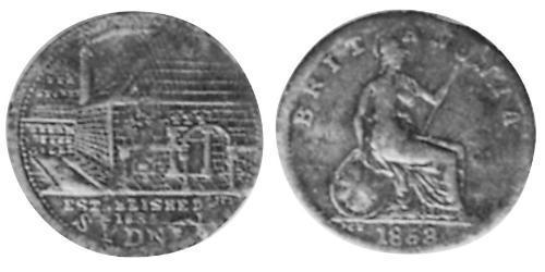 1 Penny Australia (1788 - 1939) Cobre 