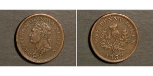 1 Penny Canadá Cobre 