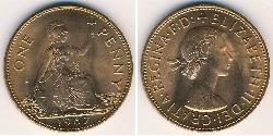 1 Penny Reino Unido Cobre 