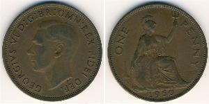 1 Penny Reino Unido Cobre 