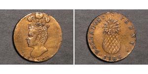 1 Penny Barbados Copper 