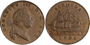 1 Penny Bermuda Copper George III (1738-1820)