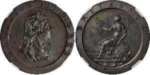 1 Penny Kingdom of Great Britain (1707-1801) Copper George III (1738-1820)