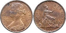 1 Penny United Kingdom of Great Britain and Ireland (1801-1922) Copper Victoria (1819 - 1901)