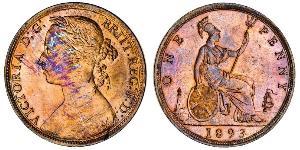 1 Penny United Kingdom of Great Britain and Ireland (1801-1922) Copper Victoria (1819 - 1901)