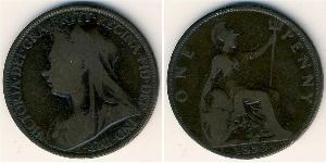 1 Penny United Kingdom of Great Britain and Ireland (1801-1922) Copper Victoria (1819 - 1901)
