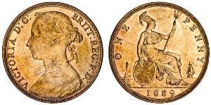 1 Penny United Kingdom of Great Britain and Ireland (1801-1922) Copper Victoria (1819 - 1901)