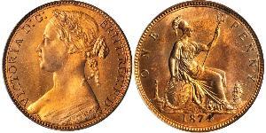 1 Penny United Kingdom of Great Britain and Ireland (1801-1922) Copper Victoria (1819 - 1901)