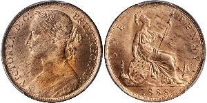 1 Penny United Kingdom of Great Britain and Ireland (1801-1922) Copper Victoria (1819 - 1901)