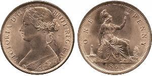 1 Penny United Kingdom of Great Britain and Ireland (1801-1922) Copper Victoria (1819 - 1901)