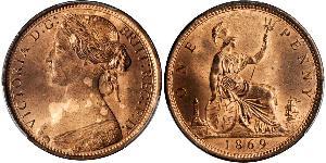 1 Penny United Kingdom of Great Britain and Ireland (1801-1922) Copper Victoria (1819 - 1901)