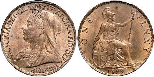 1 Penny United Kingdom of Great Britain and Ireland (1801-1922) Copper Victoria (1819 - 1901)