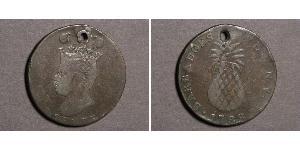 1 Penny Barbade Cuivre 