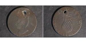 1 Penny Barbade Cuivre 