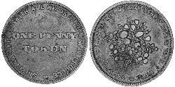 1 Penny Ôstralie (1788 - 1939) Cuivre 