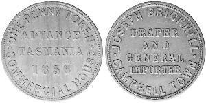 1 Penny Ôstralie (1788 - 1939) Cuivre 