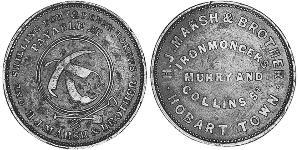 1 Penny Ôstralie (1788 - 1939) Cuivre 